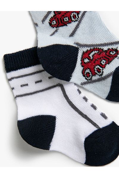 Koton Multiple Printed Socks Set