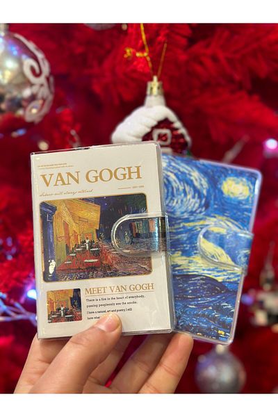 Happy Toys Blocnotes din 2 bucăți cu imprimare Van Gogh - Aspect artistic, 2 bucăți, 20298