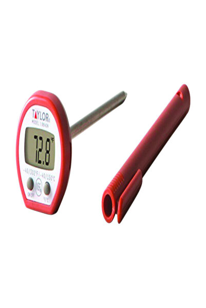 Taylor Digital Instant-Read Pocket Cooking Thermometer, stainless steel stem ...
