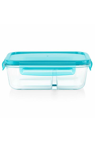 Pyrex MealBox Glass Food Storage Container 2 Compartments 2.1 Cups