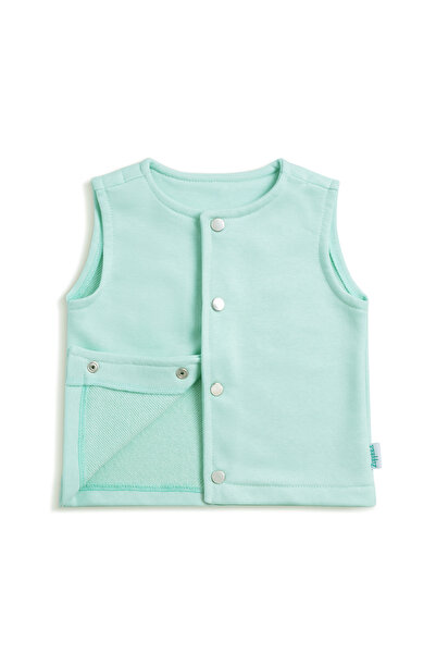 Zuppers Snap Cotton Baby Kids Vest - Mint