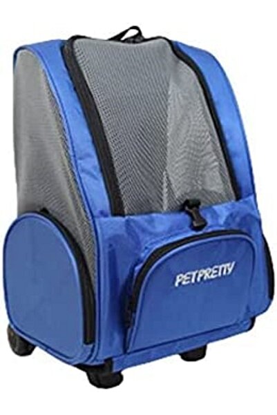 Pet Pretty Petpretty Çekçekli Sırt Çantası Mavi 32X28X46Cm