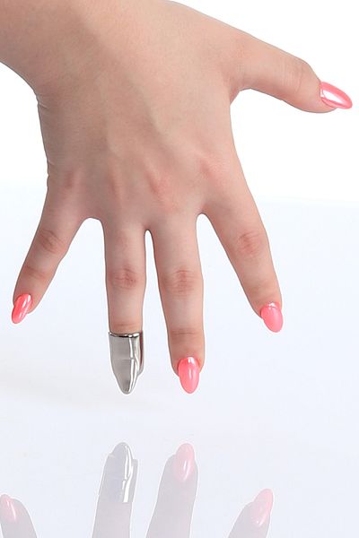 LABALABA Women's Lacquer Plated Long Nail Ring