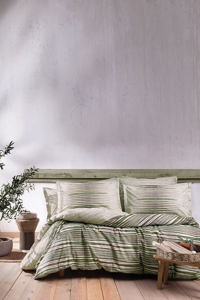 Yataş Besna Oversized Duvet Cover Set - Khaki