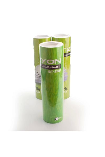 TRYON 6 Plastic Badminton Balls - Bt-200