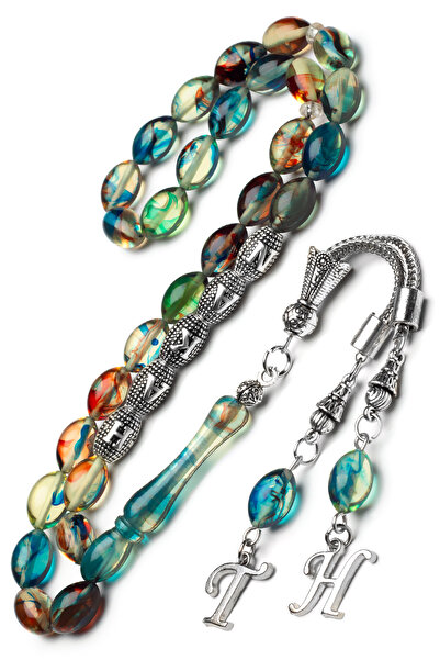 OTTOTESBİH Erkek Kişiye Özel Kehribar Tespih + İsimli Kutu + İsimli Tespih