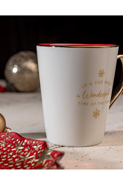 Madame Coco Espoir Dory Mug - White/Red - 330 ml