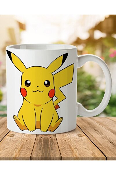 MET DESİGN كوب بوكيمون بيكاتشو آش كيتشوم من البورسلين