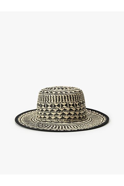 Koton Straw Patterned Hat