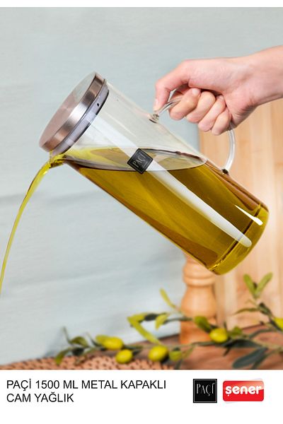 Cherry Collection Pinterest Vacuum Borosilicate Glass Oil Bowl Vinegar Milk Jug with Steel Lid