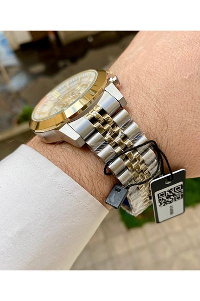 Reward Excellent Steel Silver Color 5 Atm Waterproof Mens Wrist Watch Bracelet Gift