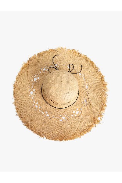 Koton Straw Hat - Tassel Detailed