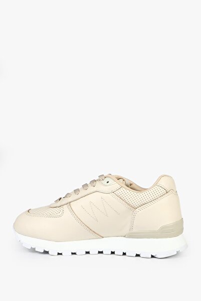 Hammer Jack Peru Genuine Leather Beige Women's Sports Shoes