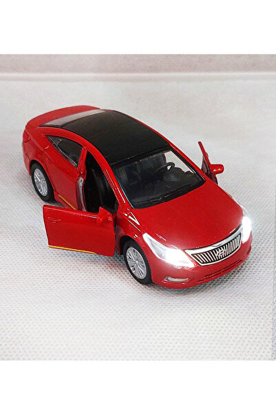 farddad سيارة هيونداي جينيسيس معدنية - 2 باب مفتوح - 12 سم - صوت وضوء - أحمر