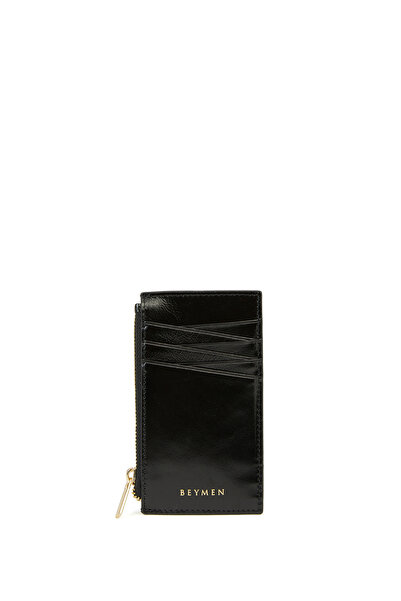 Beymen Collection Classic Siyah Kadın Deri Kartlık