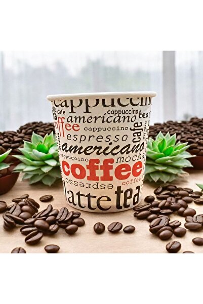 SBS Espresso-Türk kahvesi-Americano Tek kullanımlık 4 Oz 50 Adet Karton Bardak