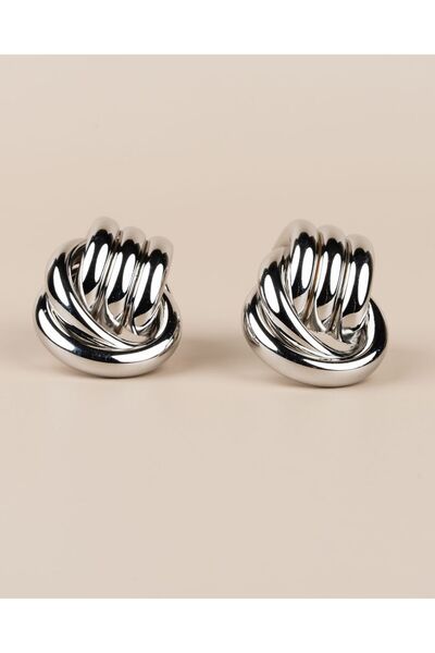 Portakal Esintisi أقراط عقدة حلزونية متشابكة