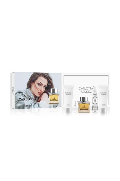 BRONZENET Carlotta My Silver 5 Piece Perfume Set