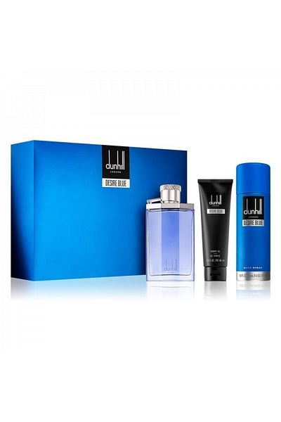 Dunhill Dunhill Desire Blue Eau de Toilette Set (100ml Perfume + 90ml Shower Gel + 195ml Body Mist)