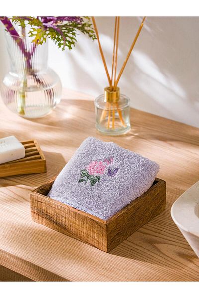 LC Waikiki LCW Κεντημένη Βαμβακερή Πετσέτα Χεριών 30x50 cm