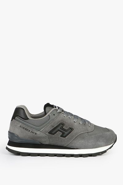 Hammer Jack Chile din piele naturală gri negru pantofi sport damă