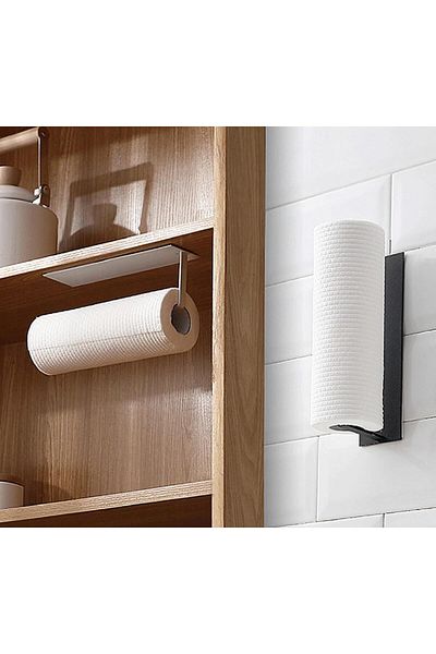 megaw Metal-adhesive Paper Roll Towel Holder-paper Towel Rack