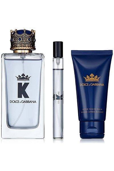 Dolce&Gabbana Dolce & Gabbana King Eau de Toilette Set (100ml Perfume + 75ml Aftershave + 10ml Bag Sample)