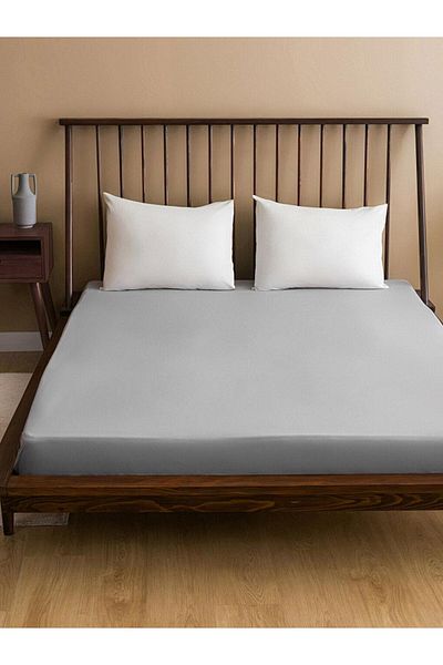 LC Waikiki LCW HOME Βαμβακερό Ελαστικό Σεντόνι Διπλό 180x200x30 εκ.