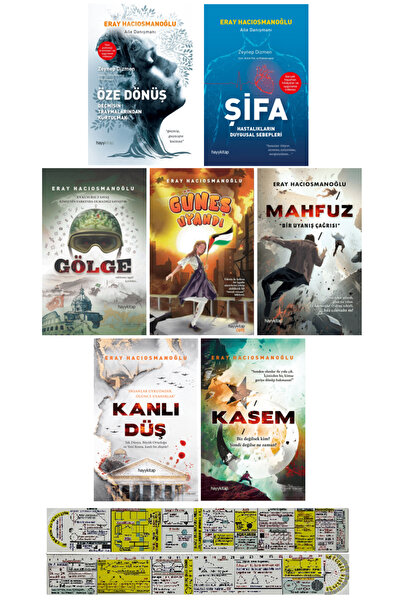 hayykitap Eray Hacıosmanoğlu Tüm Kitaplar 7'li Set + Mat. Öğreten Cetvel