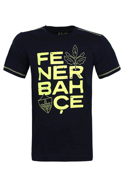 Fenerium Tričko Fenerbahçe Marineblau Tribüne Neon Herren