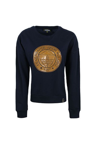 Fenerium Dámská mikina Fenerbahçe Navy Blue Tribune Silver Gel Logo