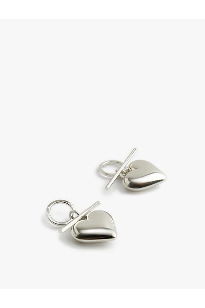 Koton Dangle Heart Earrings