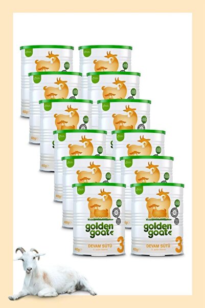 Golden Goat Keçi Devam Sütü 3 Numara 400 gr 12'li Paket