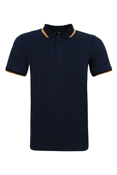 Fenerium Fenerbahçe Marineblau Club Kragen Detailliertes Herren Polo T-Shirt
