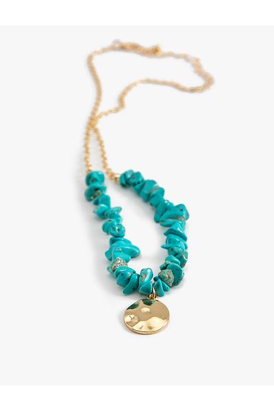 Koton Stone Detailed Charm Necklace