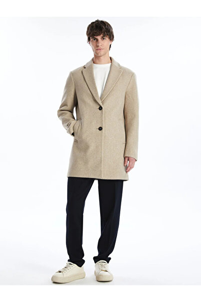 LC Waikiki LCW Vision Standart Kalıp Ceket Yaka Erkek Kaşe Kaban