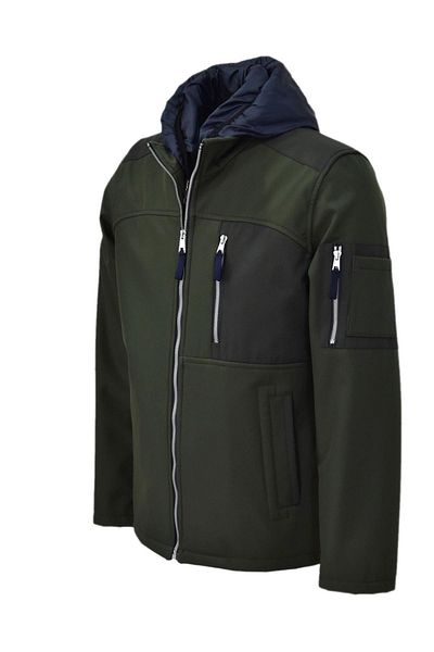 BIGAZZI Men's Hooded Sports Coat 85132 Bgl-St04172