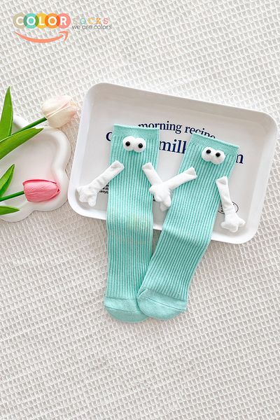 Color Socks Тюркоазени детски магнитни чорапи за ръце (БЕЗ ПЕТКИ)