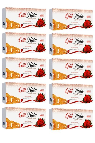 Comprox 10 Adet Gül Nida Kandil Simiti 300gr büyük boy (semerkand vakfı)