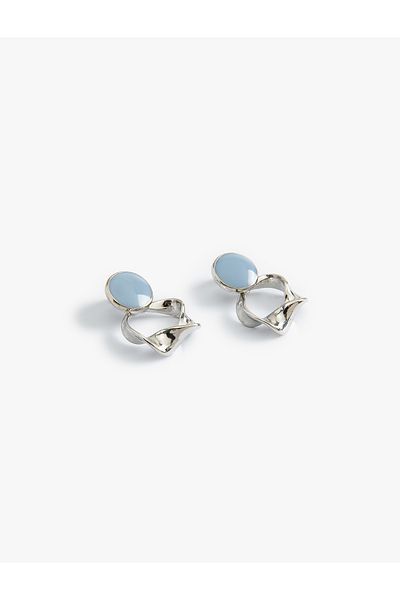 Koton Steel Mixed Abstract Earrings