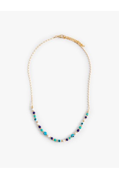 Koton Evil Eye Necklace with Beads