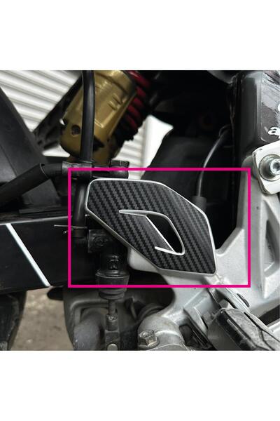 Motiker Bajaj NS200 Ayaklık Yan Karbon Desen Sticker Etiket Modeli