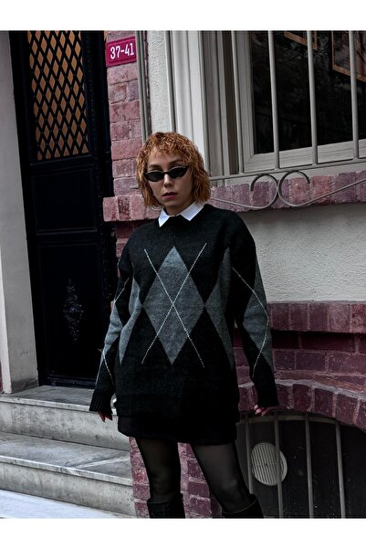 Bak'ap Преміум трикотажний светр з візерунком баклава