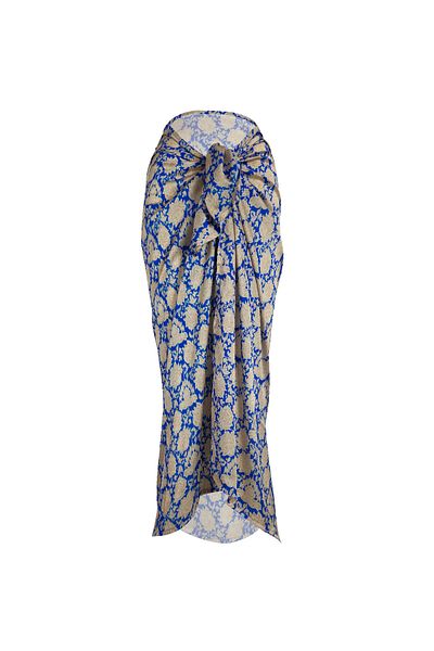 MANOTRES Satin Pareo - Antique Design