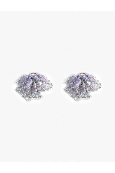 Koton Dangle Earrings with Bead Detail