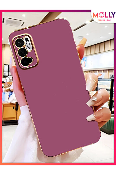Molly Technology Xiaomi Redmi Note 10 5g Için Lila Kenarları Gold Detaylı Lük...