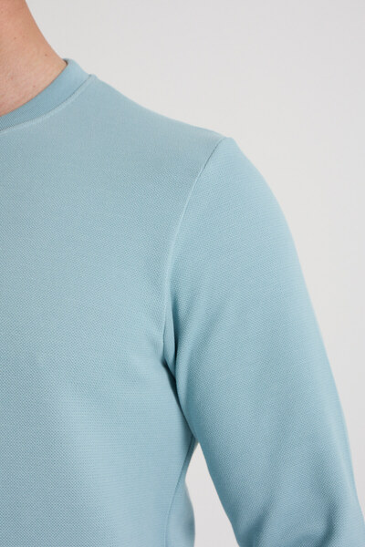 Perché Travis Erkek Yumuşacık Kumaşlı Regular 3 Iplik Fit Yuvarlak Yakalı Sweatshirt