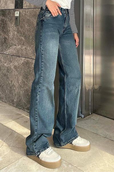 Bestenur Pantaloni de blugi Eli̇a 1279 - Blugi de culoare albastră