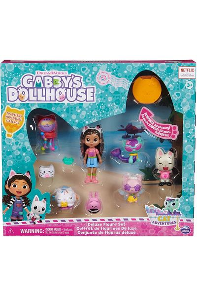 TOYFEST مجموعة شخصيات السفر لبيت الدمى من غابي