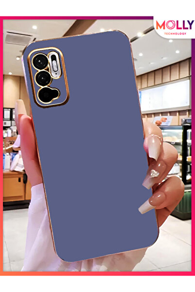 Molly Technology Xiaomi Redmi Note 10 5g Için Petrol Mavisi Kenarları Gold De...